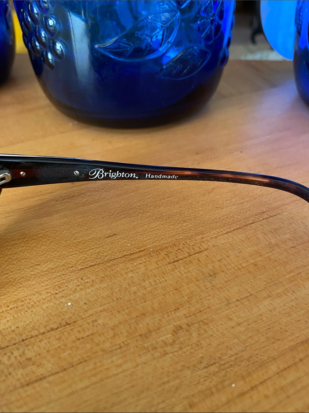 Brighton Women’s Brown Tortoiseshell Oval Sunglasses - Picture 2 of 4